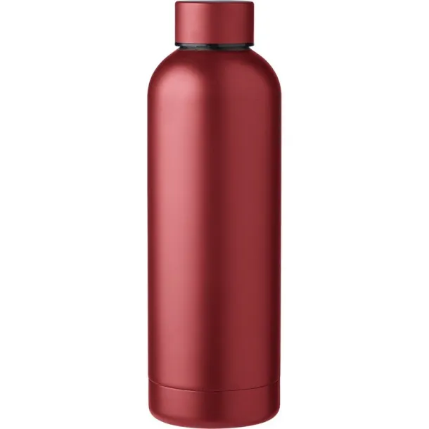  Thermo bottle 500 ml made from recycled stainless steel burgundy