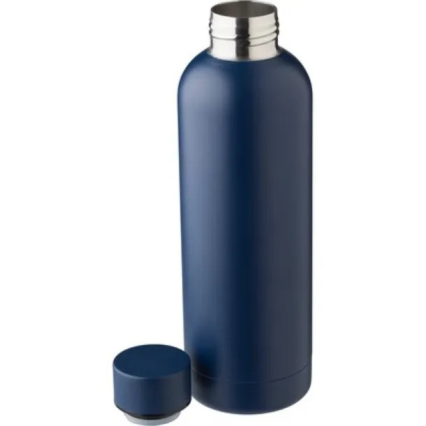  Thermo bottle 500 ml made from recycled stainless steel navy blue