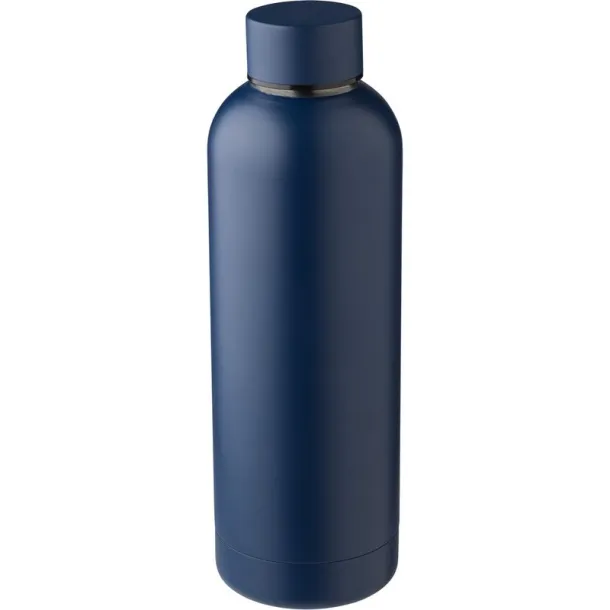  Thermo bottle 500 ml made from recycled stainless steel navy blue