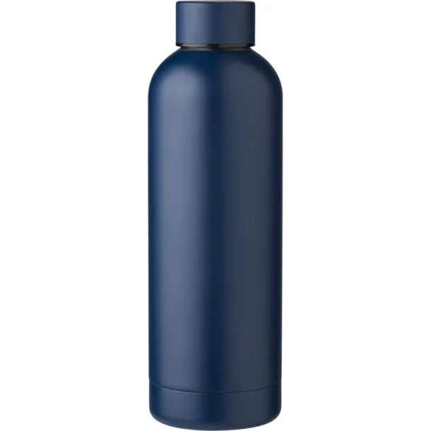  Thermo bottle 500 ml made from recycled stainless steel navy blue