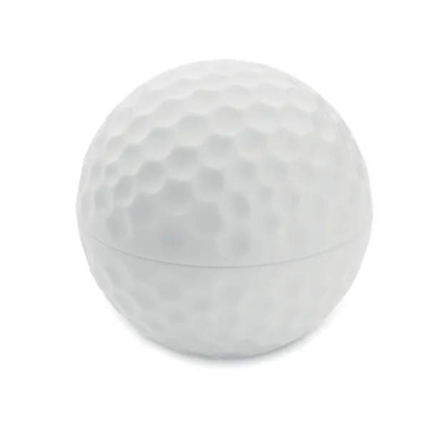 GOLF Lip balm in golf ball shape White