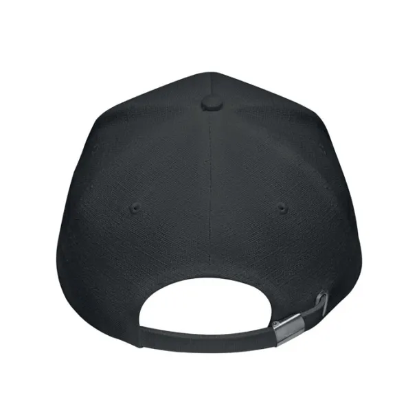 NAIMA CAP Hemp baseball cap 370 gr/m² Black