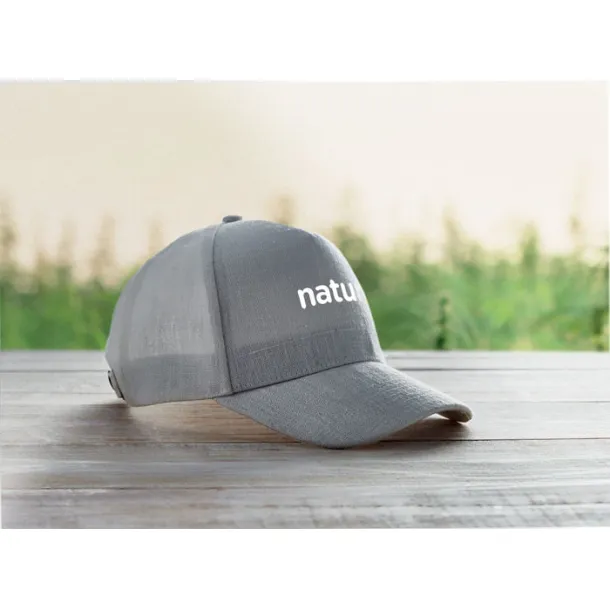 NAIMA CAP Hemp baseball cap 370 gr/m² Grey