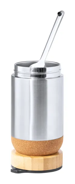 Cambrix lunch box Silver Natural