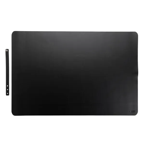  Swiss Peak GRS recycled PU desk mat - Swiss Peak Black 
