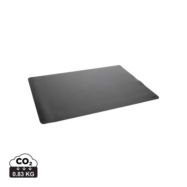  Swiss Peak GRS recycled PU desk mat - Swiss Peak Black 