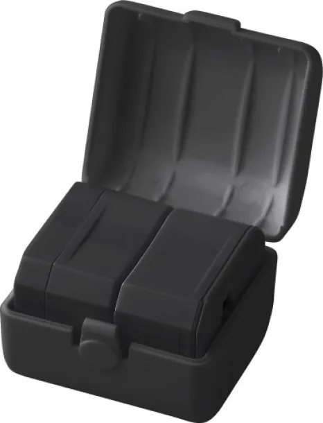 COBY ABS travel adapter Crna