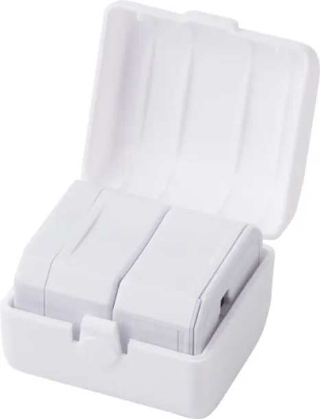 COBY ABS travel adapter white