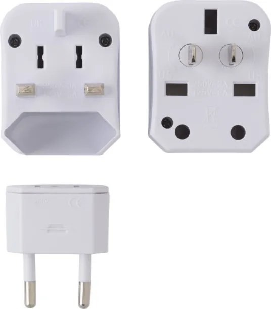 COBY ABS travel adapter