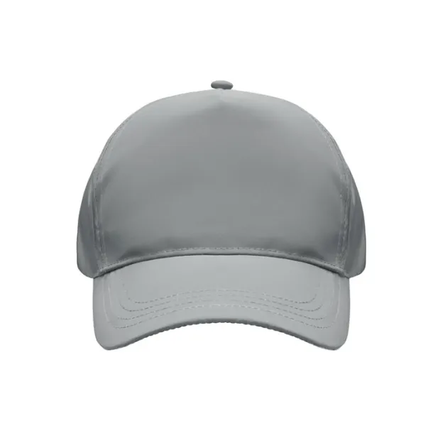 RAYS 5 panel reflective baseball cap Matt Silver