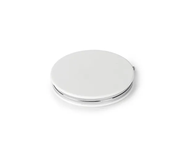 BELLA round plastic mirror White