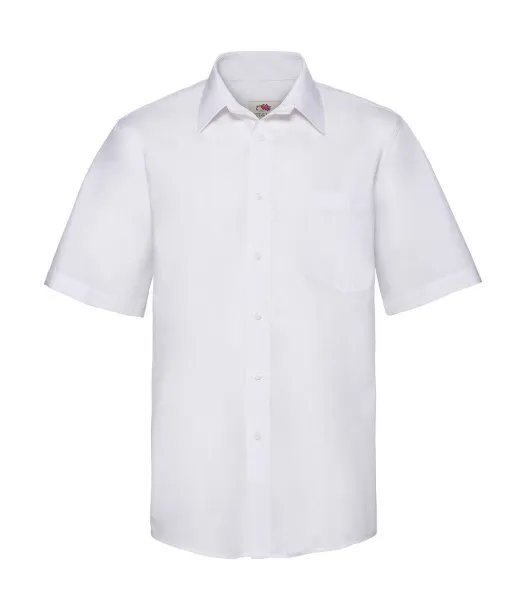  Poplin Shirt - Fruit of the Loom Bijela