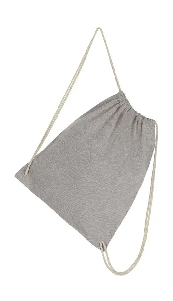  Torba s vezicama od recikliranog pamuka/poliestera - SG Accessories - BAGS Grey Heather