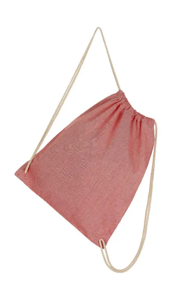  Torba s vezicama od recikliranog pamuka/poliestera - SG Accessories - BAGS Red Heather