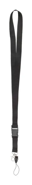 Duble lanyard Black