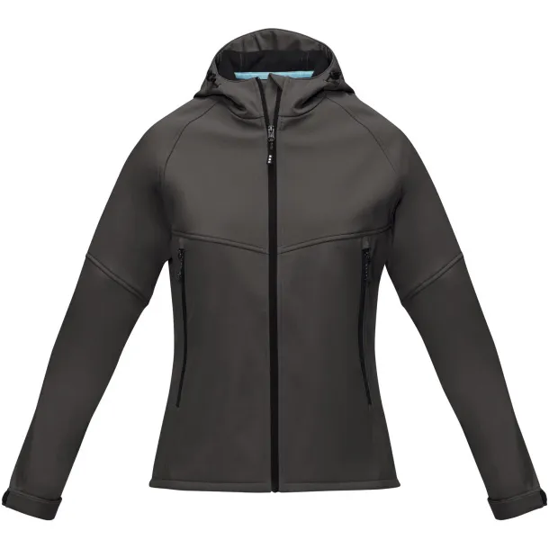 Coltan women’s GRS recycled softshell jacket - Elevate NXT Storm grey