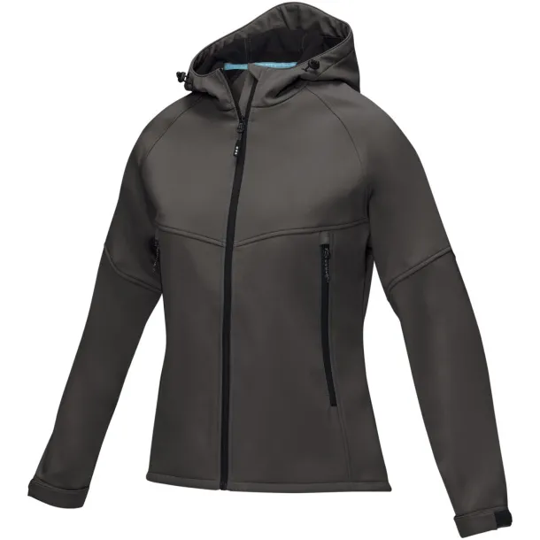 Coltan ženska GRS reciklirana softshell jakna - Elevate NXT Storm grey