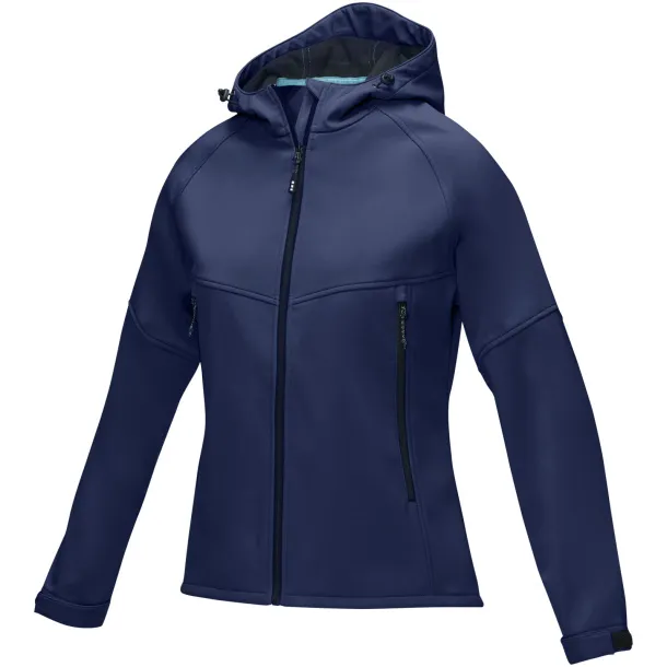 Coltan women’s GRS recycled softshell jacket - Elevate NXT Navy Blue