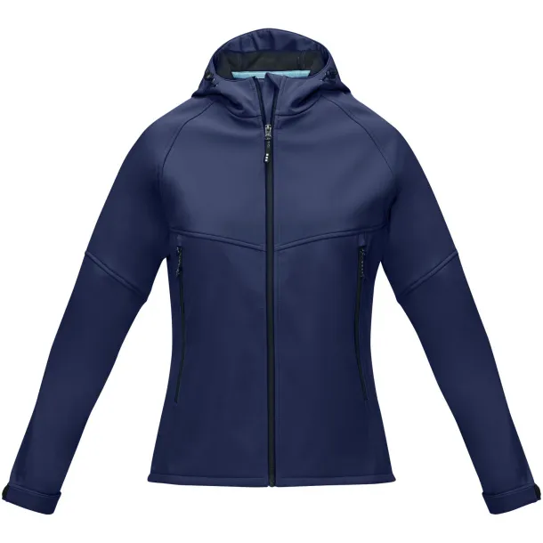 Coltan women’s GRS recycled softshell jacket - Elevate NXT Navy Blue