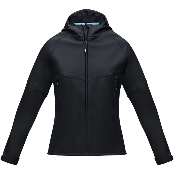 Coltan women’s GRS recycled softshell jacket - Elevate NXT Solid black