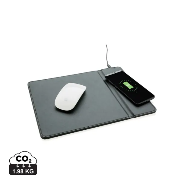  Mousepad with 5W wireless charging - XD Collection Black 