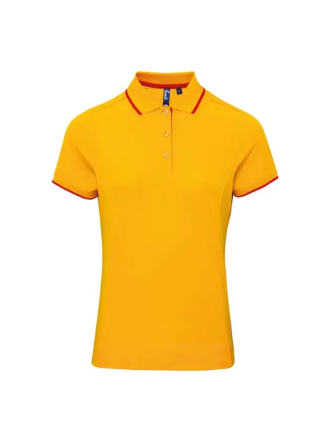  Ženska dvobojna polo majica, 155 g/m2 - Premier Sunflower Crvena