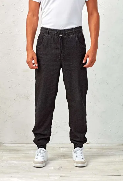  'ARTISAN' CHEF'S JOGGING TROUSERS - Premier Black Denim