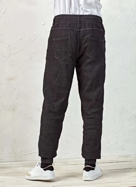  'ARTISAN' CHEF'S JOGGING TROUSERS - Premier Black Denim