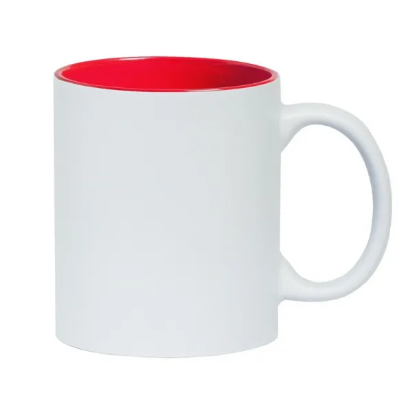  Ceramic mug 350 ml red