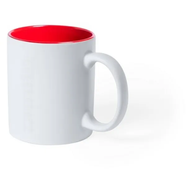  Ceramic mug 350 ml red