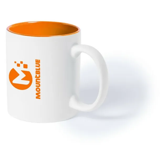  Ceramic mug 350 ml orange