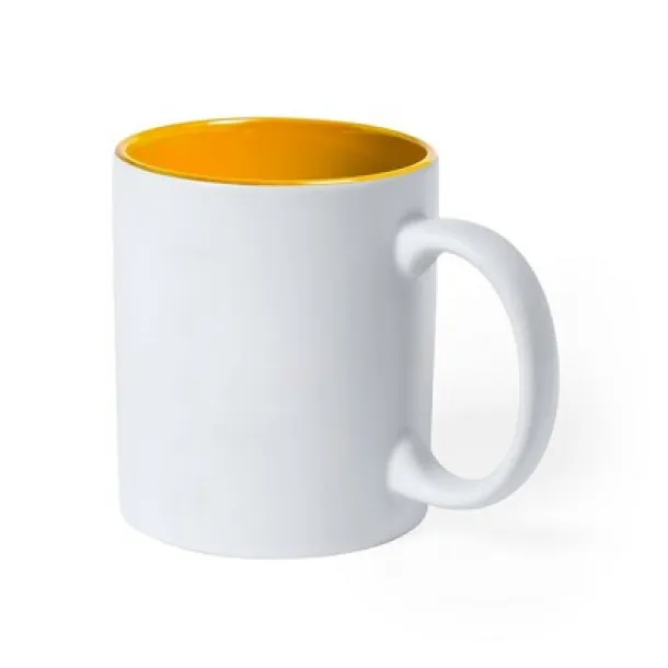  Ceramic mug 350 ml yellow