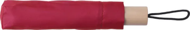  rPET 190T umbrella Brooklyn red