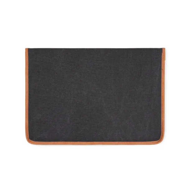 VINGA Bosler GRS recycled canvas 16" laptop sleeve - Vinga black 