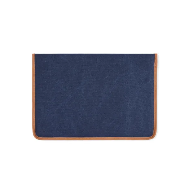 VINGA Bosler GRS recycled canvas 16" laptop sleeve - Vinga navy 