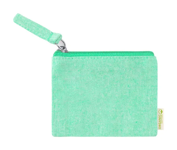 Florin cotton purse Green