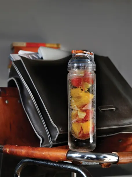  boca za vodu s umetkom, 500 ml - XD Collection Narančasta