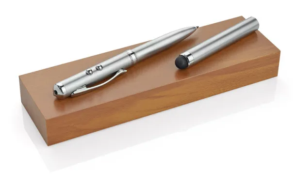 PRES Laser pointer and touch pen Srebrna