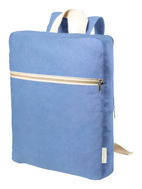 Minko cotton backpack Blue
