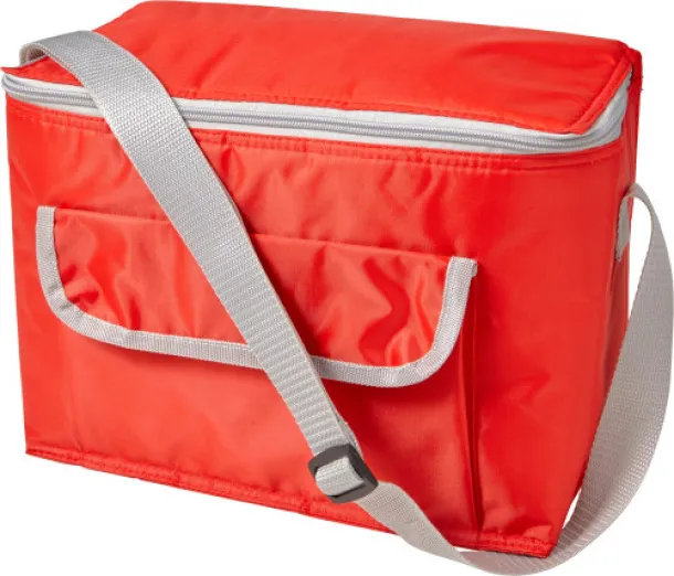  Polyester (420D) cooler bag Nikki red