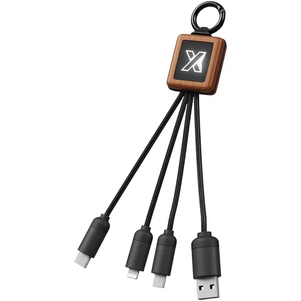 SCX.design C19 Drveni kabel - SCX.design Drvo Solid black