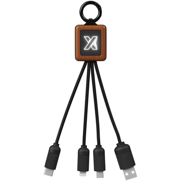 SCX.design C19 Drveni kabel - SCX.design Drvo Solid black