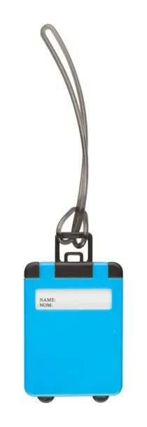 Glasgow luggage tag Light blue