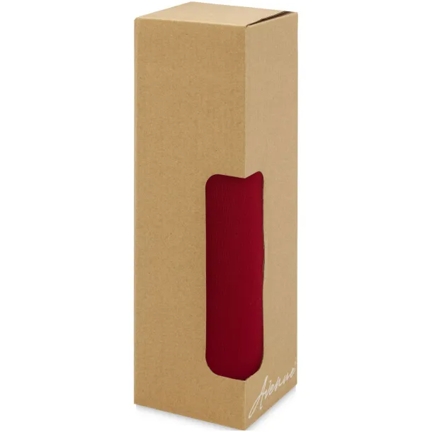 Thor 660 ml glass bottle with neoprene sleeve Red