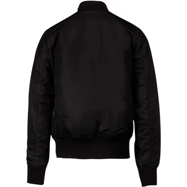  REVERSIBLE BOMBER JACKET - Kariban Black Orange