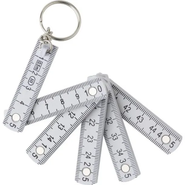  Keyring, folding meter 50cm Bijela
