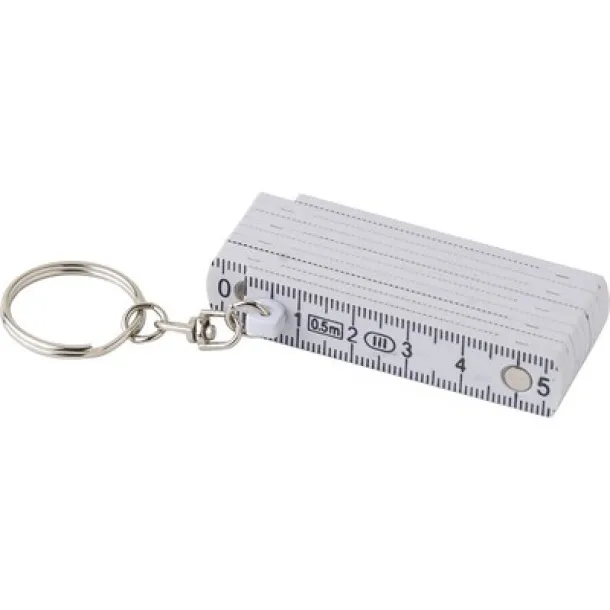  Keyring, folding meter 50cm white