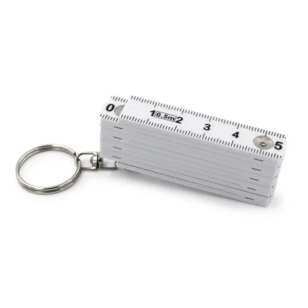  Keyring, folding meter 50cm Bijela