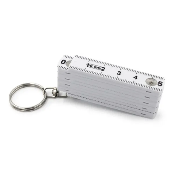  Keyring, folding meter 50cm white