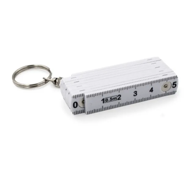  Keyring, folding meter 50cm white